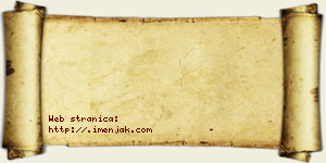 Mina Jezdimirović vizit kartica